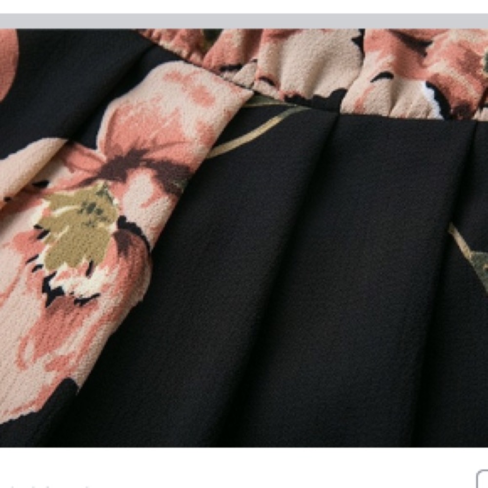 Black Floral Maxi Dress - Picture 6 of 6